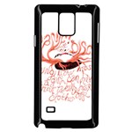 Panic At The Disco   Lying Is The Most Fun A Girl Have Without Taking Her Clothes Samsung Galaxy Note 4 Case (Black)