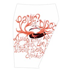 Panic At The Disco   Lying Is The Most Fun A Girl Have Without Taking Her Clothes Midi Wrap Pencil Skirt from ArtsNow.com  Front Right 