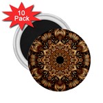 3d Flower Fractal Art Pattern 2.25  Magnet (10 pack)