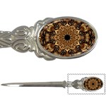 3d Flower Fractal Art Pattern Letter Opener