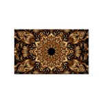 3d Flower Fractal Art Pattern Sticker (Rectangular)