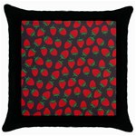 Image Throw Pillow Case (Black)