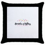 Image Throw Pillow Case (Black)