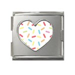 Image Mega Link Heart Italian Charm (18mm)