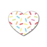 Image Rubber Coaster (Heart)