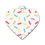 Image Dog Tag Heart (One Side)