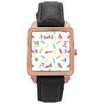 Image Rose Gold Leather Watch 