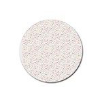 Sprinkles Shawl Rubber Coaster (Round)