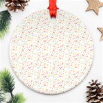Sprinkles Shawl Round Ornament (Two Sides)