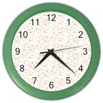 Sprinkles Shawl Color Wall Clock