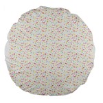Sprinkles Shawl Large 18  Premium Flano Round Cushion 