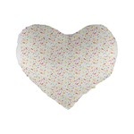 Sprinkles Shawl Standard 16  Premium Flano Heart Shape Cushion 