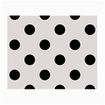 Polka Dots - Black on Pastel Pink Small Glasses Cloth