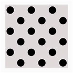 Polka Dots - Black on Pastel Pink Medium Glasses Cloth (2 Sides)
