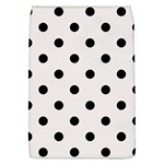Polka Dots - Black on Pastel Pink Removable Flap Cover (L)