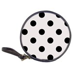 Polka Dots - Black on Pastel Pink Classic 20-CD Wallet