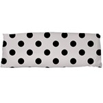 Polka Dots - Black on Pastel Pink Body Pillow Case (Dakimakura) (One Side)