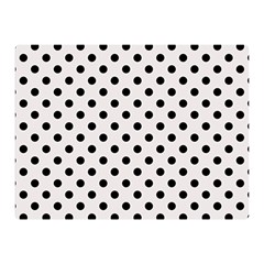 Polka Dots 35 x27  Blanket Back