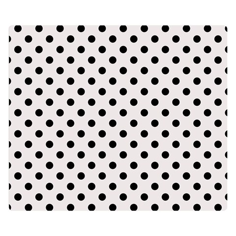 Polka Dots 50 x40  Blanket Front