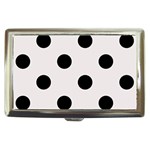 Polka Dots - Black on Pastel Pink Cigarette Money Case
