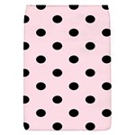 Polka Dots - Black on Piggy Pink Removable Flap Cover (S)
