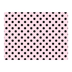 Polka Dots 35 x27  Blanket Back