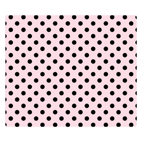 Polka Dots 50 x40  Blanket Front