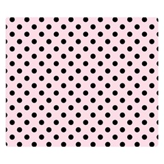 Polka Dots 50 x40  Blanket Back