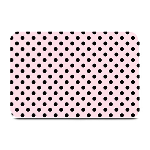 Polka Dots 18 x12  Plate Mat