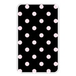Polka Dots - Piggy Pink on Black Memory Card Reader (Rectangular)