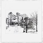 AH00293-1 Barn Near Corning By Ave Hurley Canvas 16  x 16 