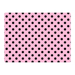Polka Dots 35 x27  Blanket Back