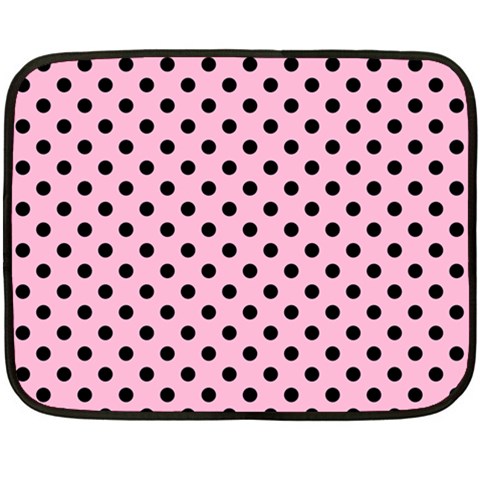 Polka Dots 35 x27  Blanket Back