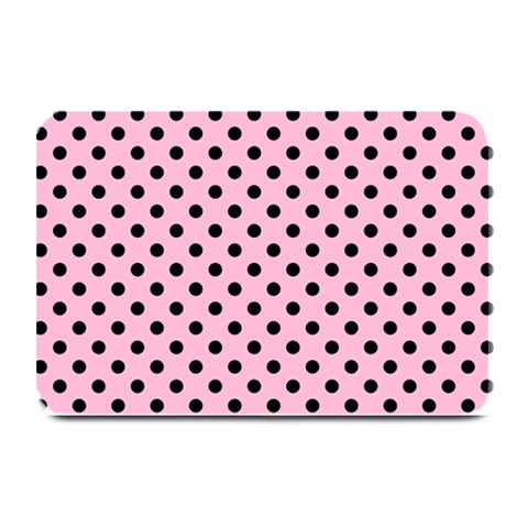 Polka Dots 18 x12  Plate Mat