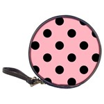 Polka Dots - Black on Light Pink Classic 20-CD Wallet