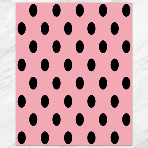 Polka Dots 10.95 x13.48  Canvas - 1
