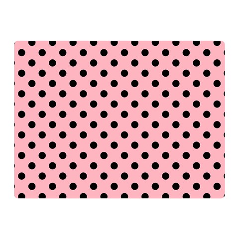 Polka Dots 35 x27  Blanket Back