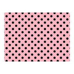 Polka Dots 35 x27  Blanket Back