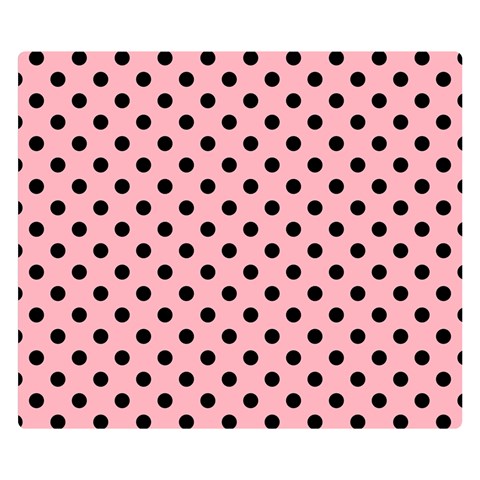 Polka Dots 50 x40  Blanket Front