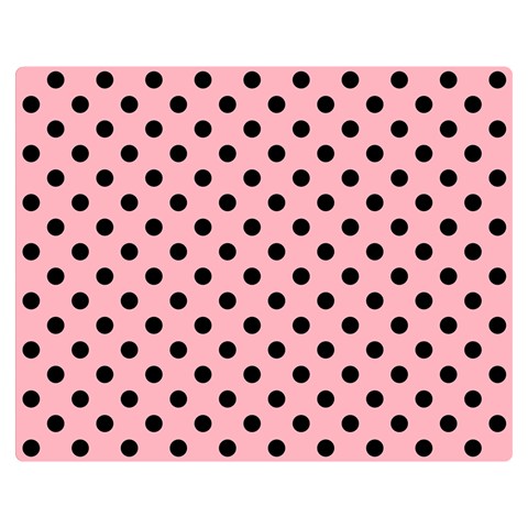 Polka Dots 60 x50  Blanket Back