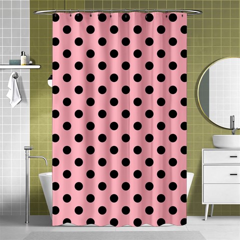 Polka Dots Curtain(48  X 72 ) - 42.18 x64.8  Curtain(48  X 72 )