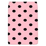 Polka Dots - Black on Pink Removable Flap Cover (S)