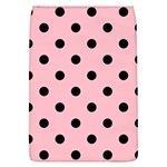 Polka Dots - Black on Pink Removable Flap Cover (L)