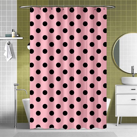 Polka Dots Curtain(48  X 72 ) - 42.18 x64.8  Curtain(48  X 72 )