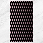 Polka Dots - Pink on Black Canvas 40  x 72 