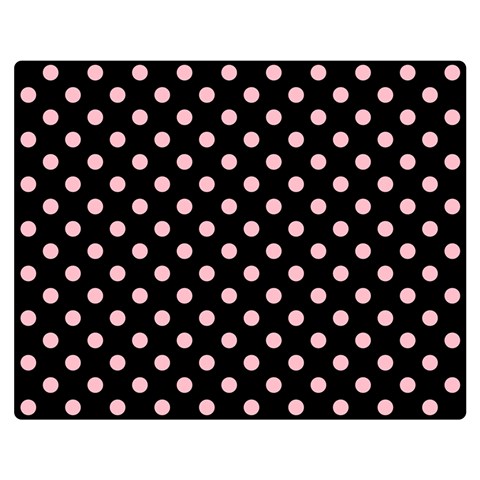 Polka Dots 60 x50  Blanket Front