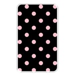 Polka Dots - Pink on Black Memory Card Reader (Rectangular)