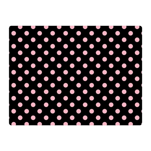 Polka Dots 35 x27  Blanket Back