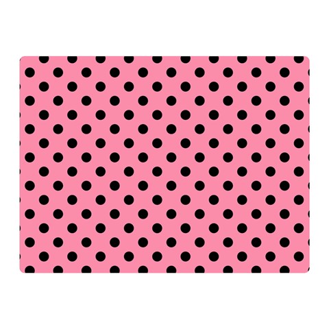 Polka Dots 35 x27  Blanket Back