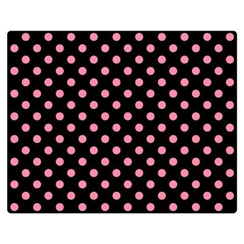 Polka Dots 60 x50  Blanket Front